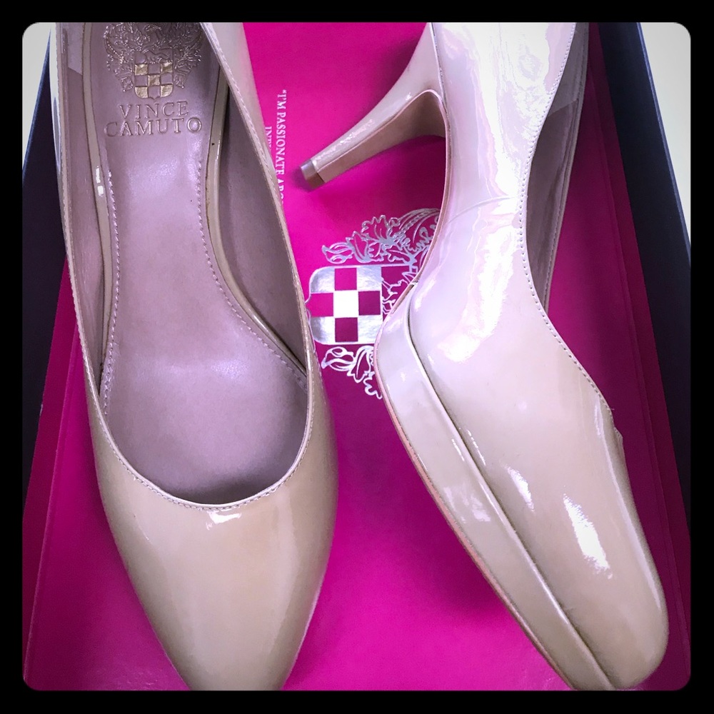 Vince Camuto blush heels